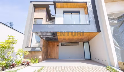 Casa em condomínio fechado com 4 quartos à venda na Rua Rafael Puchetti, 1125, Itália, São José dos Pinhais, 277 m2 por R$ 2.299.000