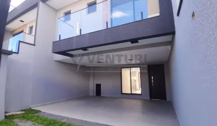 Casa com 3 quartos à venda na Rua Guarapuava, 470, Cruzeiro, São José dos Pinhais, 163 m2 por R$ 970.000