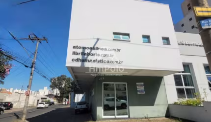 Prédio comercial de esquina com area construída de 160 m² para Locação e Venda na Vila Itapura, em Campinas/SP.