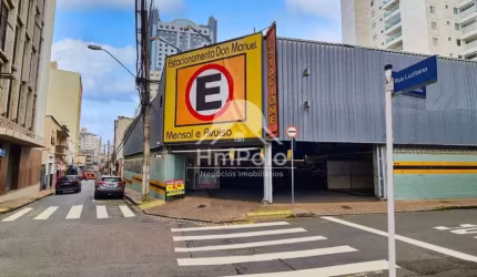 ESTACIONAMENTO/TERRENO/GALPÃO A VENDA NO CENTRO DE CAMPINAS-SP