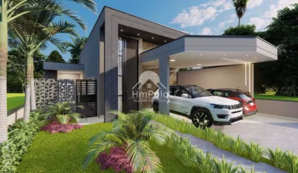 Casa em construção no Condomínio Terras da Estância em Paulínia/SP