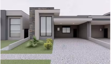 CASA TÉRREA EM CONSTRUÇÃO COM 3 SUÍTES À VENDA EM CONDOMÍNIO DE PAULÍNIA/SP.