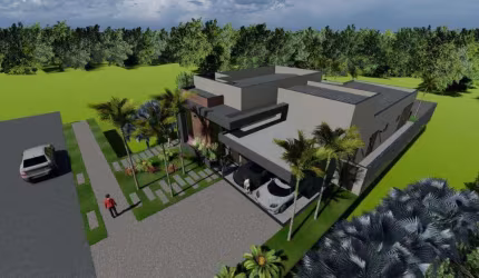 CASA TÉRREA À VENDA NO ALPHAVILLE D. PEDRO III - CAMPINAS