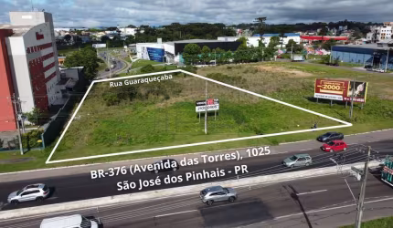 Terreno à venda na Rodovia BR-376, 1025, Águas Belas, São José dos Pinhais, 5920 m2 por R$ 11.000.000