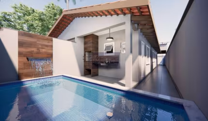 Casa à venda em Itanhaém-SP, Bairro Nossa Sra do Sion: 2 quartos, 1 suíte, 1 sala, 3 banheiros, 2 vagas, 62m². Imperdível!
