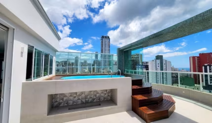 COBERTURA DUPLEX DE PATRÃO EM BALNEÁRIO CAMBORIU