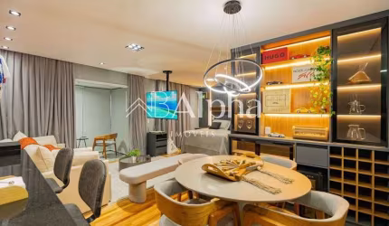 Apartamento mobiliado a venda no Condomínio Alpha Park em Alphaville - SP