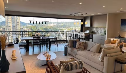 Apartamento mobiliado para locação e venda no Condomínio Atria em Alphaville - SP
