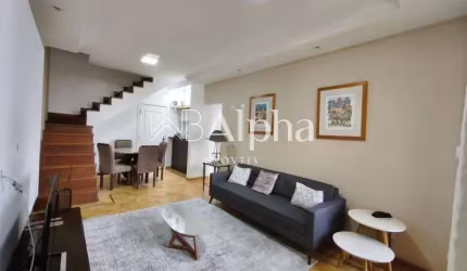 Apartamento mobiliado para locação no Condomínio Le Bougainville em Alphaville - SP