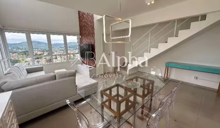 Duplex mobiliado para locação no Condomínio Alpha Park em Alphaville - SP
