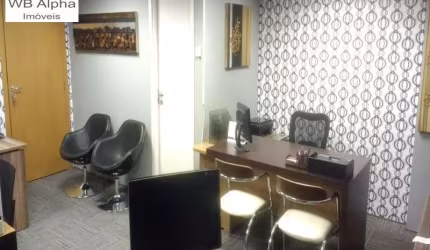 Sala comercial mobiliada no Edifício Office Grajaú em Alphaville - SP