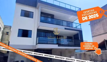 Apartamento com 2 dormitórios à venda, 61 m² por R$ 335.000,00 - Recreio - Rio das Ostras/RJ