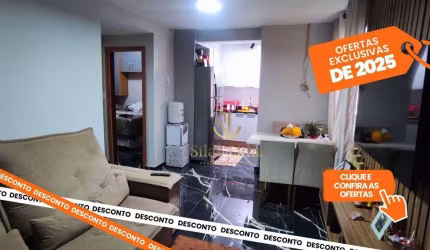 Apartamento com 2 dormitórios à venda, 52 m² por R$ 220.000,00 - Jardim Mariléa - Rio das Ostras/RJ