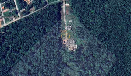 Terreno à venda na AREAS/FUNDOS, 2, Pontal do Norte, Itapoá por R$ 50.000