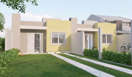 Casa 02 Dorm à venda no Bairro CAPÃO NOVO com 65 m² de área privativa - 2 vagas de garagem