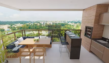 Vista Privilegiada do Parque Bacacheri!! 3 quartos com suíte. 86,80m².