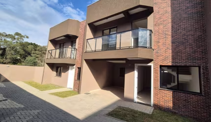 Casa em condomínio fechado com 3 quartos à venda na Rua João Barwik, 89, Cachoeira, Curitiba, 89 m2 por R$ 519.000