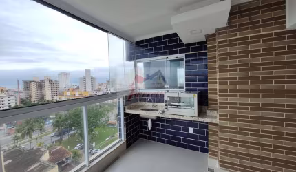 Apartamento com 2 dormitórios ao lado da UNOESTE em Enseada, Guarujá/SP