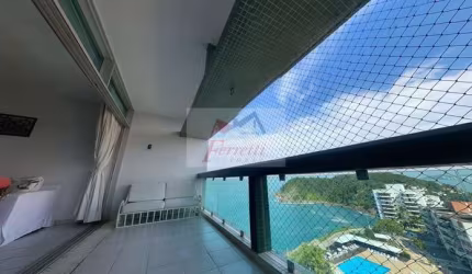 Apartamento com 3 dormitórios  com vista mar à venda na enseada Guarujá SP