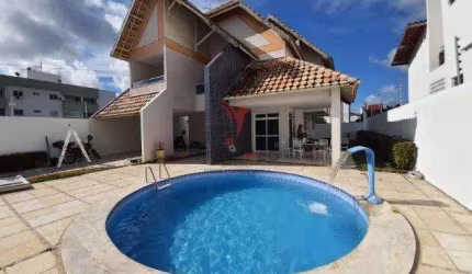 Casa em Cabedelo de 4 Quartos , 3 Vagas de Garagem Piscina terraço em L + jardineira