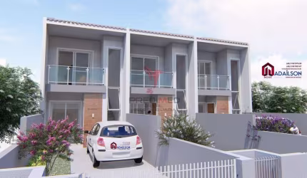 SOBRADOS COM 2 DORMITÓRIOS À VENDA, A PARTIR R$ 349.989,10 - BAIRRO SERRARIA - SÃO JOSÉ/SC