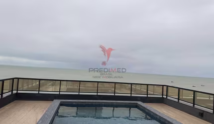 Vende-se flat na beira-mar do Bessa, vista definitiva, pronto para rentabilizar