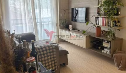 Apartamento semi mobilado , com sacada, localizado no centro de Jaguará do Sul