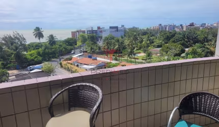 Lindo apartamento com vista mar, varanda, nascente,no bairro do bessa 50 metros da praia