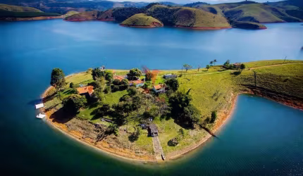 Sítio encantador com 8 alqueires, em Península na beira da represa, sítio Igaratá