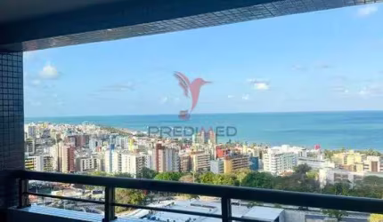 Apartamento com 3 Suites, varanda ,vista definitiva para o mar no bairro do Altiplano