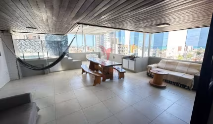Linda cobertura.com vista mar, piscina no terraço,no Bessa