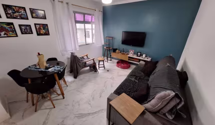 Apartamento para Venda em Santos, José Menino, 1 dormitório, 1 banheiro, 1 vaga