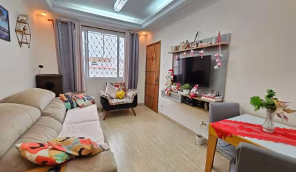 Apartamento para Venda em Santos, Boqueirão, 2 dormitórios, 1 banheiro, 1 vaga