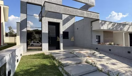 Casa com 3 dormitórios à venda, 100 m² por R$ 735.000 - Condomínio Villaggio Ipa