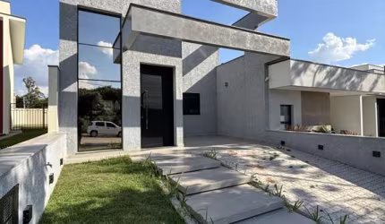 Casa com 3 dormitórios à venda, 100 m² por R$ 735.000 - Condomínio Villaggio Ipa