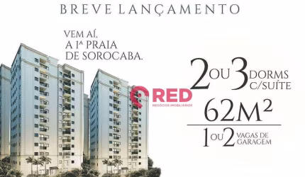 Apartamento com 3 dormitórios à venda, 62 m² por R$ 369.000,00 - Trujillo - Sorocaba/SP