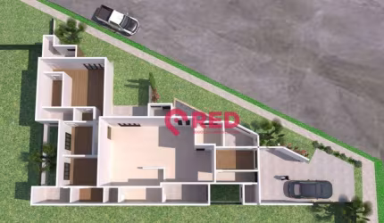 Casa com 4 suítes, 250 m² - venda por R$ 1.700.000 ou aluguel por R$ 8.000/mês - Residencial Via Reggio - Sorocaba/SP