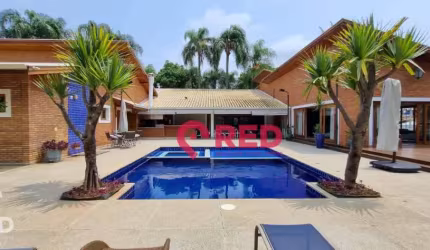 Casa com 4 dormitórios à venda, 747 m² por R$ 7.150.000,00 - Condomínio Lago Azul - Araçoiaba da Serra/SP