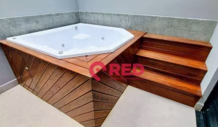 Casa com 3 dormitórios e jacuzzi à venda, 109 m² por R$ 745.000 - Horto Florestal Villagio - Sorocaba/SP