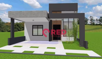 Casa com 3 dormitórios à venda, 119 m² por R$ 626.000,00 - Horto Florestal Villagio - Sorocaba/SP