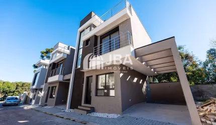 Casa em condomínio fechado com 3 quartos à venda na Rua Jaboticabas, 78, Uberaba, Curitiba, 105 m2 por R$ 750.000