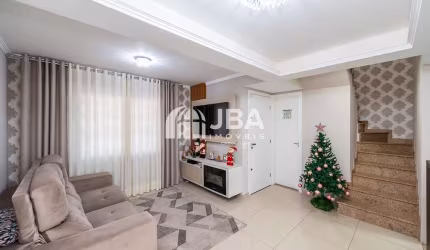 Casa em condomínio fechado com 3 quartos à venda na Rua Everaldo Backheuser, 191, Alto Boqueirão, Curitiba, 131 m2 por R$ 747.000