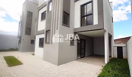 Casa em condomínio fechado com 3 quartos à venda na Rua Estanislau Krowinski, 63, Novo Mundo, Curitiba, 103 m2 por R$ 695.000