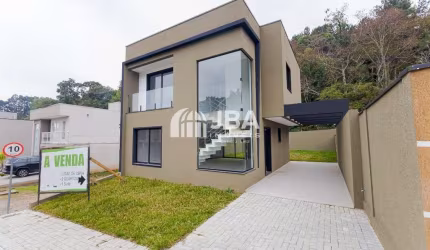 Casa em condomínio fechado com 3 quartos à venda na Neriman Nezetli, 30, Campo Pequeno, Colombo, 123 m2 por R$ 900.000