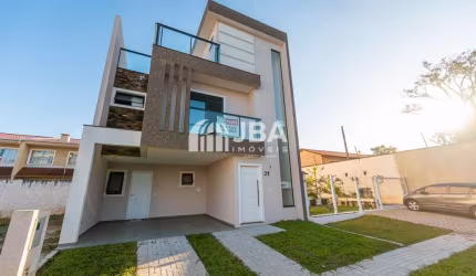 Casa em condomínio fechado com 3 quartos à venda na Rua Vereador Ângelo Burbello, 2515, Umbará, Curitiba, 163 m2 por R$ 972.000