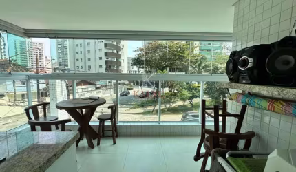 Apartamento com 1 dormitório à venda, 55 m² por R$ 380.000 - Vila Guilhermina - Praia Grande/SP