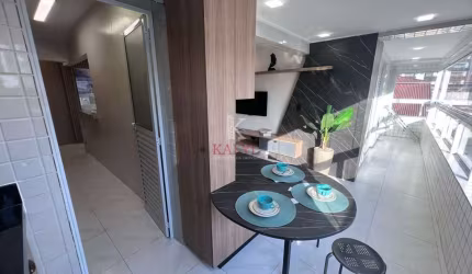 Apartamento com 2 dormitórios à venda, 71 m² por R$ 560.000 - Vila Guilhermina - Praia Grande/SP