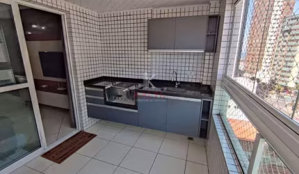 Apartamento com 2 dormitórios à venda, 76 m² por R$ 465.000,00 - Tupi - Praia Grande/SP