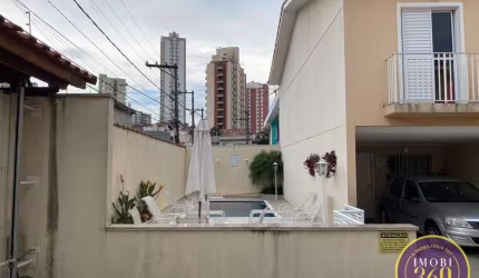 SOBRADO DE CONDOMÍNIO Á VENDA NA ÁGUA RASA 3 DORMITÓRIOS VAGA