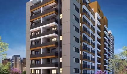APTO EM OBRAS 02 DORMS, VARANDA -  PROXIMO AO PARQUE DO CARMO 38 MTS